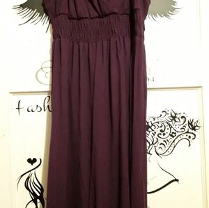 No Boundaries Dresses - No Boundaries Long Dark Plum Purple Summer Dress No Boundaries Dresses - No Boundaries Long Dark Plum Purple Summer Dress